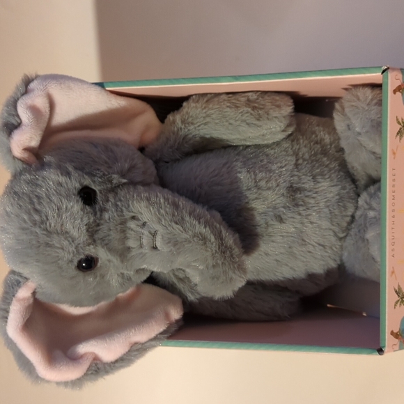 Asquith & Somerset Heatable Elephant Plush Lavender Scent Hot Cold Aromatherapy - Picture 2 of 5